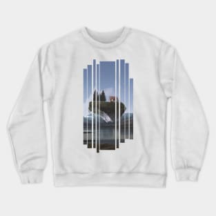 Floating island in the sky Crewneck Sweatshirt